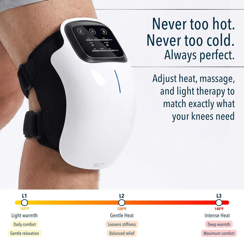 KneeRelief Pro - Heated Infrared Knee Massager
