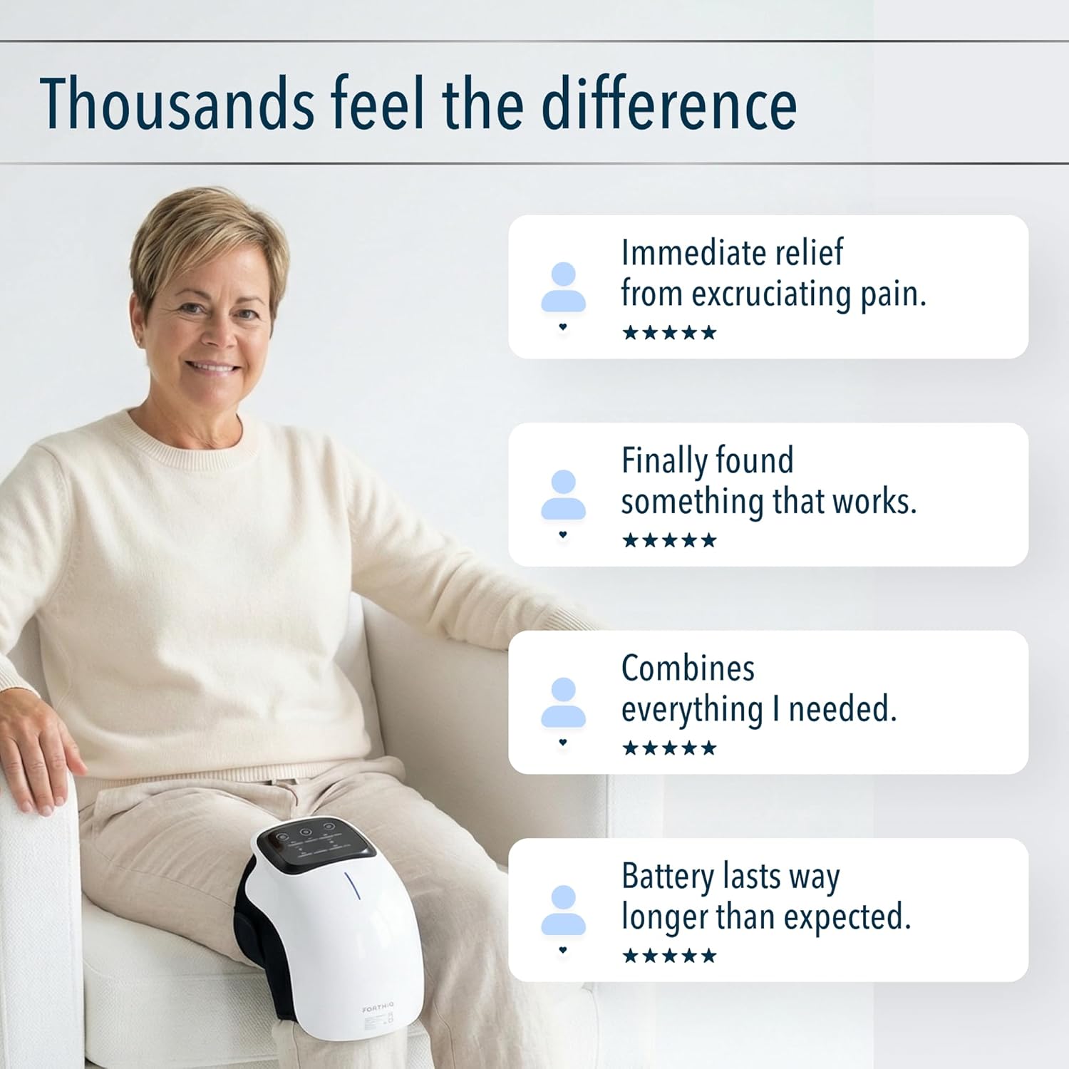 KneeRelief Pro - Heated Infrared Knee Massager