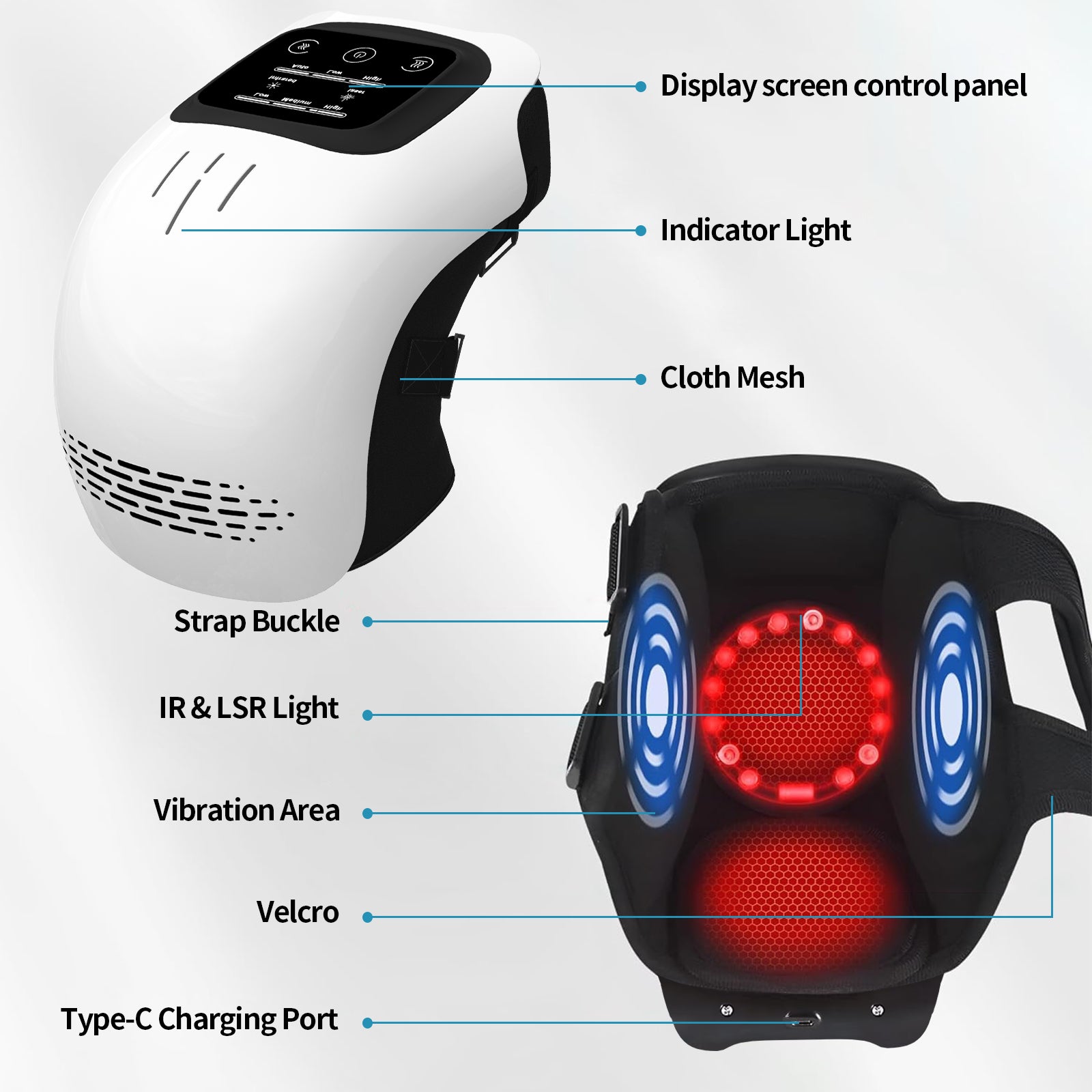 KneeRelief Pro - Heated Infrared Knee Massager